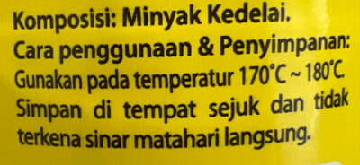 Soybean Oil Mama Suka ingredients label