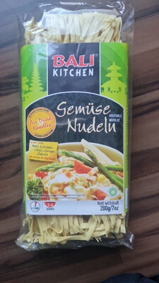 Vegetable Noodles ingredients label