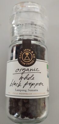 Organic whole black pepper