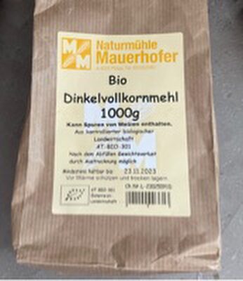 Bio Dinkelvollkornmehl