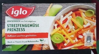 Streifengemüse Iglo front packaging