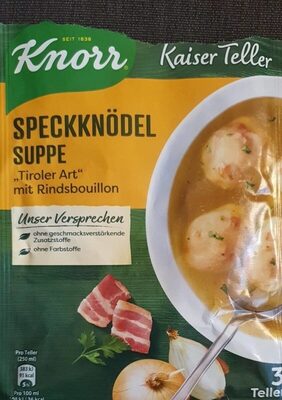 Speckknödel Suppe