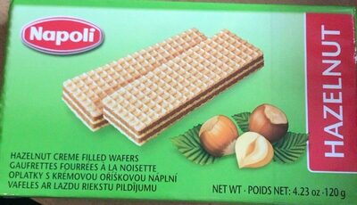 Knusprige Waffeln mit Haselnusscremefüllung