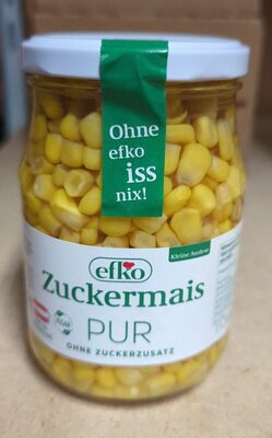 Zuckermais Pur front packaging
