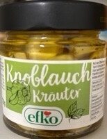 Knoblauch in Öl mit Kräuter