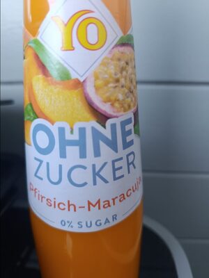 Sirup - Pfirsich-Maracuja ohne Zucker
