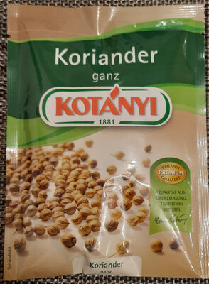 Koriander ganz