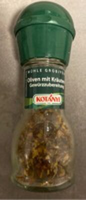 Oliven mit Kräutern Mühle