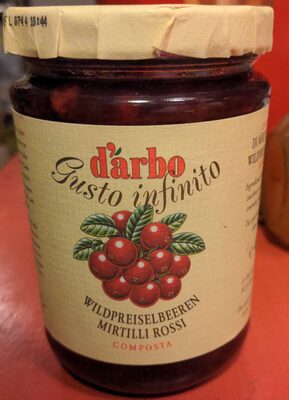 Naturrein Wildpreiselbeeren fein herb