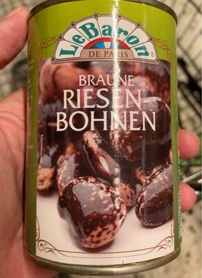 Braune Riesenbohnen
