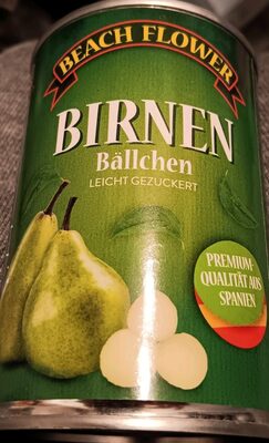 Birnenbällchen leicht gezuckert