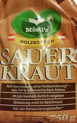Holzbottich Sauerkraut