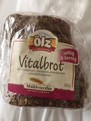 Vitalbrot ölz front packaging