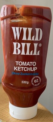 Ketchup ohne Zuckerzusatz front packaging