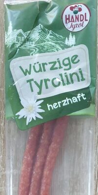 Würzige Tyrolini front packaging