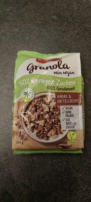 Granola rein vegan - Kakao & Dattelcrisps