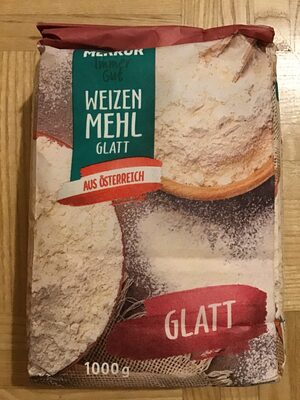 Weizenmehl glatt 1kg, Merkur IG front packaging