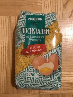 Buchstaben 250g, Merkur IG front packaging