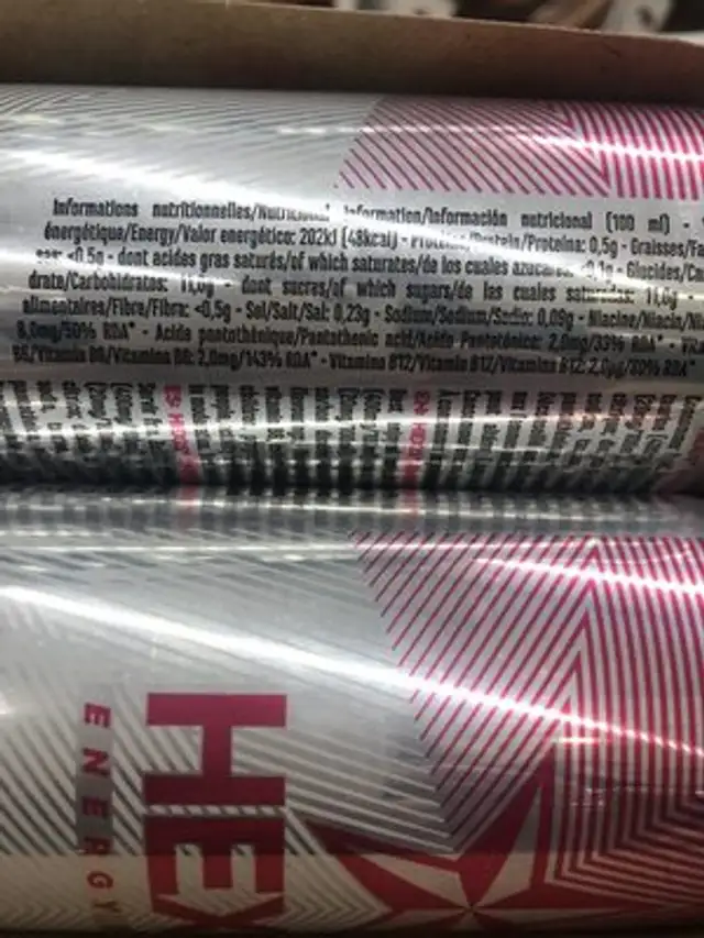 Hexis ingredients label