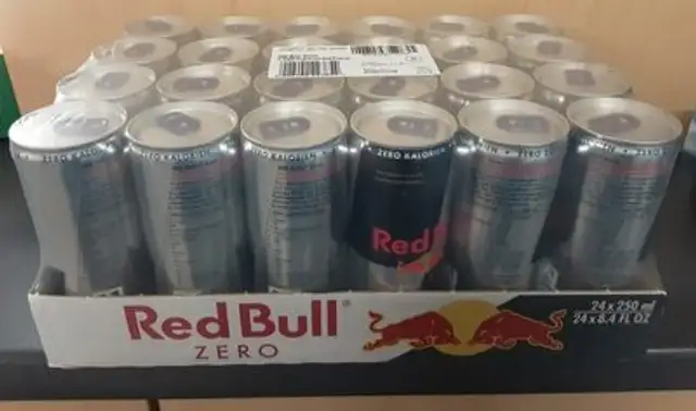Red Bull Zero front packaging