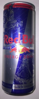 Energy drink front packaging