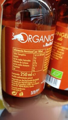 Orgánica Ginger ale front packaging