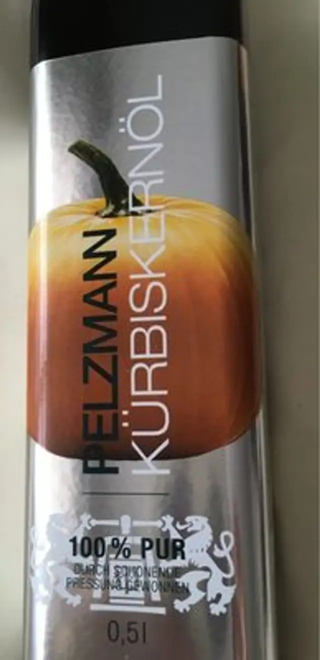 Pelzmann kurbiskernol ingredients label