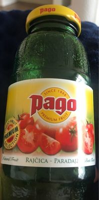 Jus de tomate front packaging