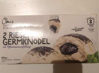 2 Riesen Germknödel mit Pflaumenmusfüllung front packaging