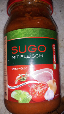 Sugo mit Fleisch front packaging