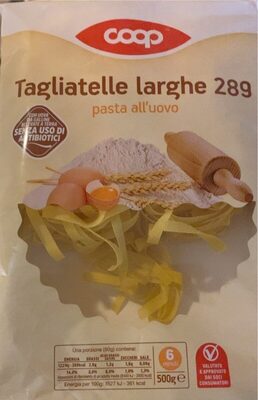 Tagliatelle larghe front packaging