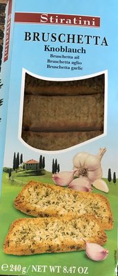 Bruschetta "knoblauch" 240g Packung Stiratini