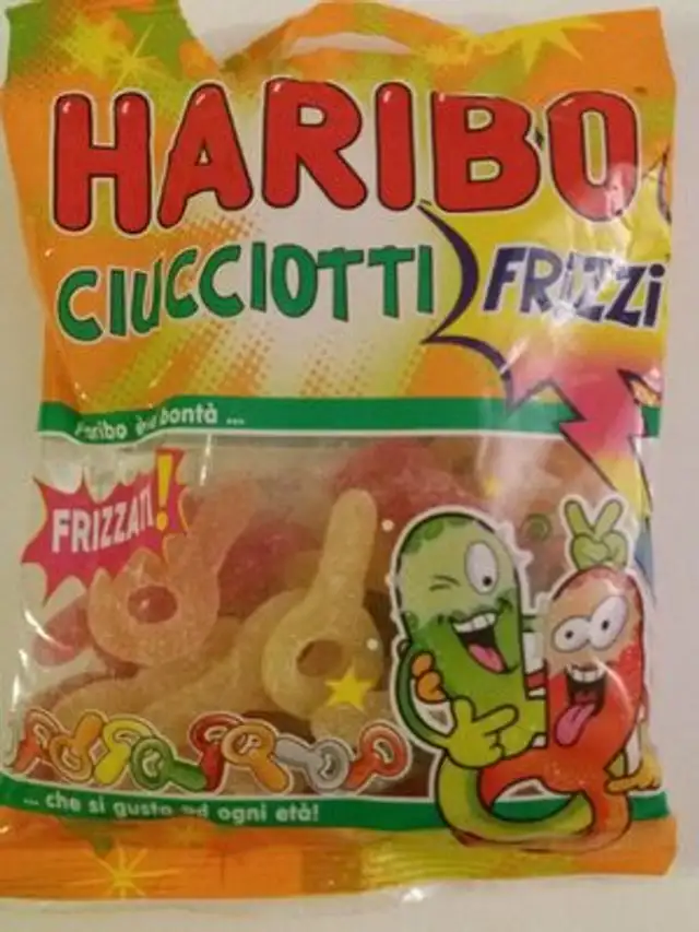 Haribo Ciucciotti Frizzanti nutrition facts table