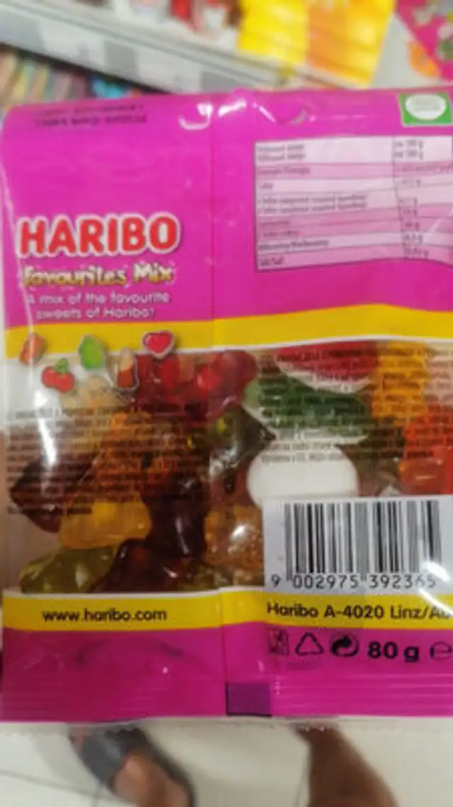 Unknown ingredients label