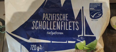 Pazifische Schollenfilets tiefgefroren