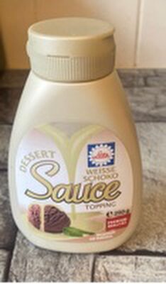 Dessert Sauce Weiße Schoko
