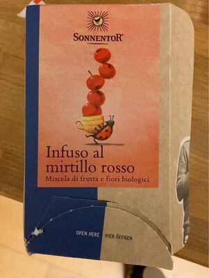 Infuso al mirtillo rosso