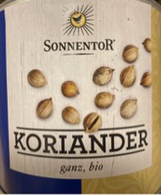 Koriander, ganz