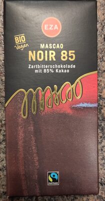 Bio Schokolade Mascao Noir 85%