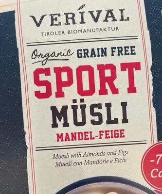Organic grain-free Sport Müsli Mandel-Feige