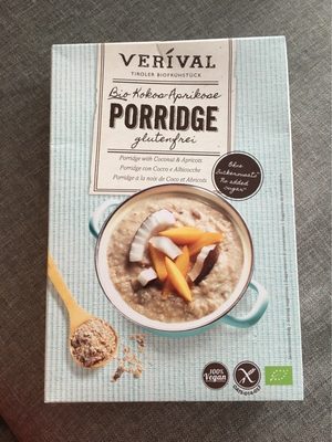 PORRIDGE Abricots & noix de coco