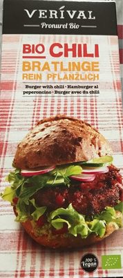 Verival Bio Chili Bratlinge front packaging