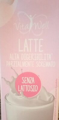 Latte parzialmente scremato senza lattosio