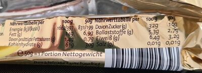 powerpack nutrition facts table