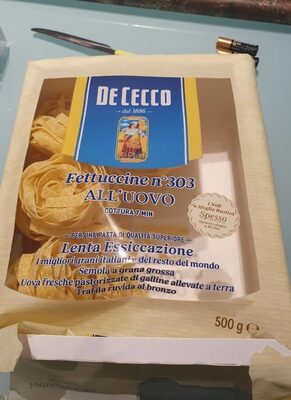 Fettuccine uovo front packaging