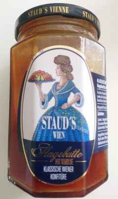 Konfitüre Hagebutte mit Vanille front packaging