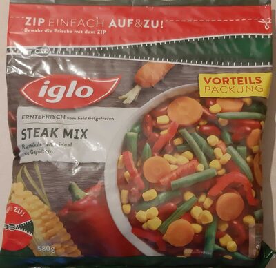 Steak Mix front packaging