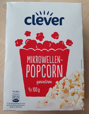 Mikrowellen-Popcorn gesalzen