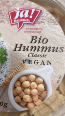 Bio Hummus Classic vegan front packaging
