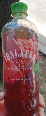 Balance Juicy Erdbeere-pfeffer front packaging